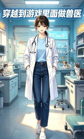 短剧《穿越到游戏里面做兽医》海报