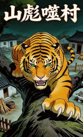短剧《山彪噬村》海报