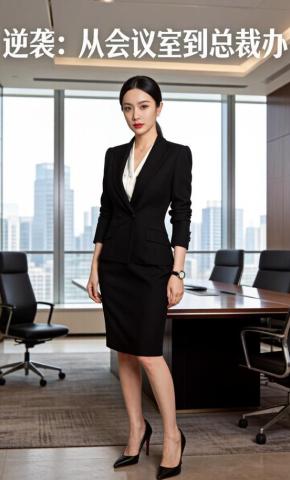 短剧《逆袭：从会议室到总裁办》海报