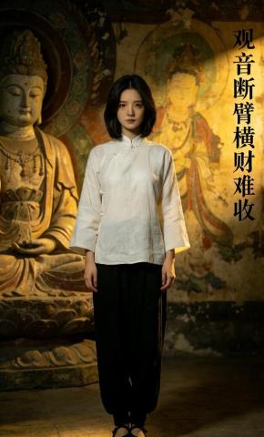 短剧《观音断臂横财难收》海报