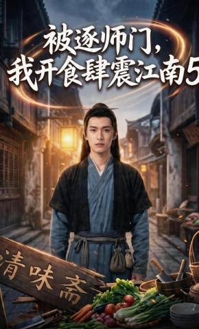 短剧《被逐师门，我开食肆震江南5》海报