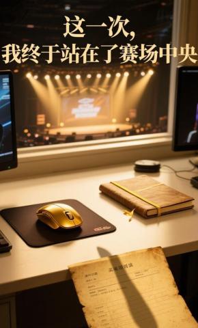 短剧《这一次，我终于站在了赛场中央》海报