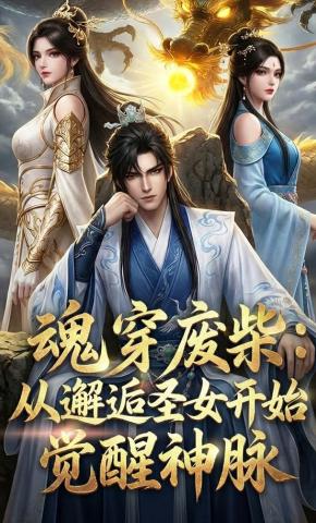 短剧《魂穿废柴：从邂逅圣女开始觉醒神脉》海报