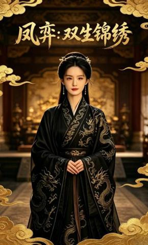 短剧《凤弈：双生锦绣》海报