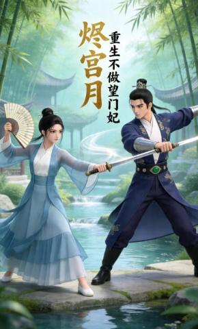 短剧《烬宫月：重生不做望门妃》海报