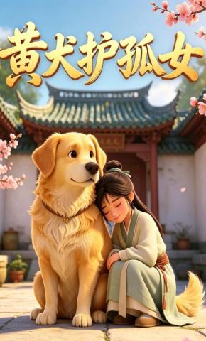 短剧《黄犬护孤女》海报