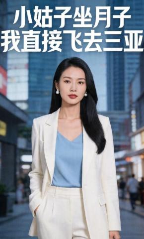 短剧《小姑子坐月子，我直接飞去三亚》海报