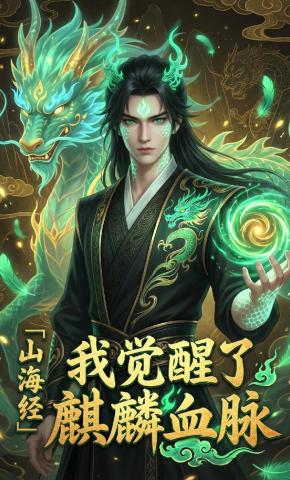 短剧《山海经：我觉醒了麒麟血脉》海报