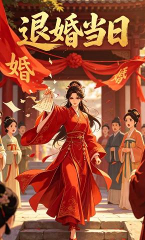 短剧《退婚当日》海报