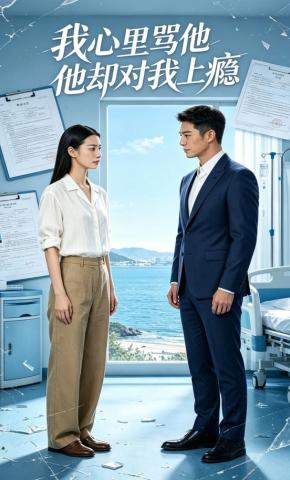 短剧《我心里骂他，他却对我上瘾》海报