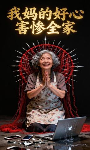 短剧《我妈的好心害惨全家》海报