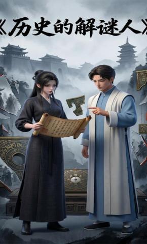 短剧《历史的解谜人》海报