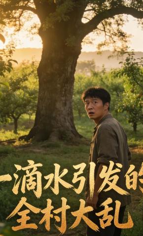 短剧《一滴水引发的全村大乱》海报