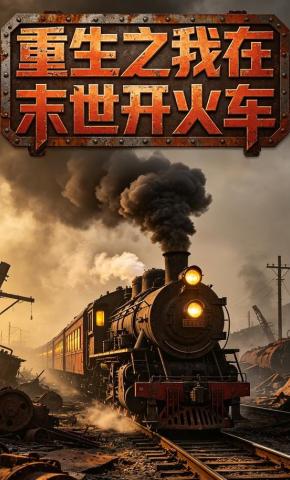 短剧《重生之我在末世开火车》海报