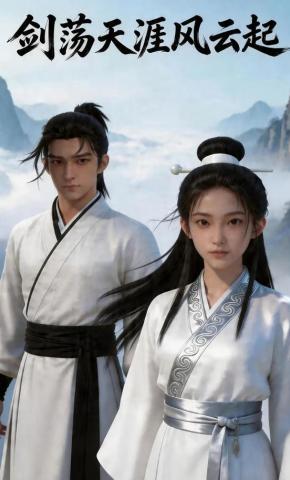 短剧《剑荡天涯风云起》海报