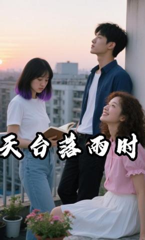 短剧《天台落雨时》海报