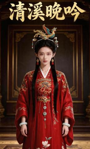 短剧《清溪晚吟》海报