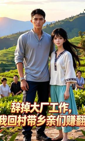 短剧《辞掉大厂工作，我回村带乡亲们赚翻》海报