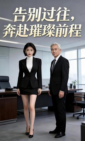 短剧《告别过往，奔赴璀璨前程》海报