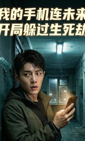 短剧《我的手机连未来，开局躲过生死劫》海报