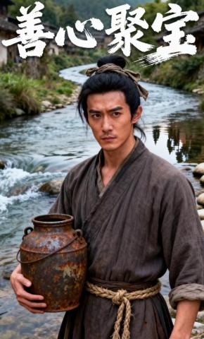 短剧《善心聚宝》海报