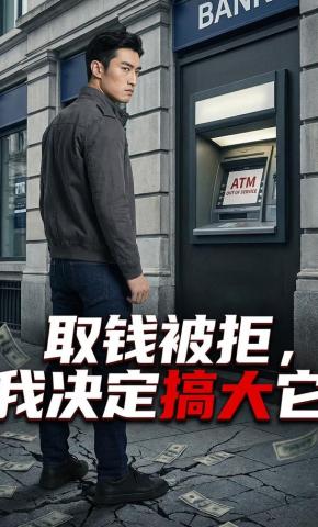 短剧《取钱被拒，我决定搞大它》海报