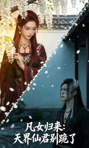短剧《凡女归来：天界仙君别跪了》海报