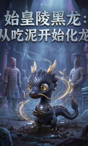 短剧《始皇陵黑龙：从吃泥开始化龙》海报
