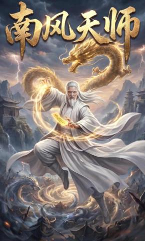 短剧《南风天师》海报