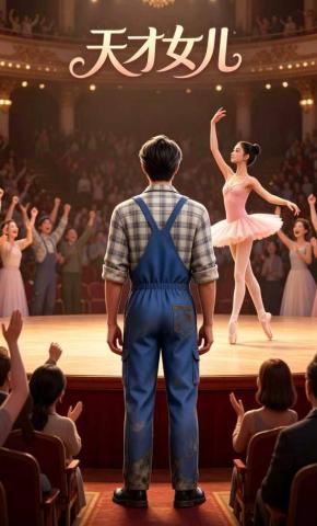 短剧《天才女儿》海报