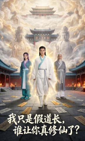 短剧《我只是假道长，谁让你真修仙了？》海报