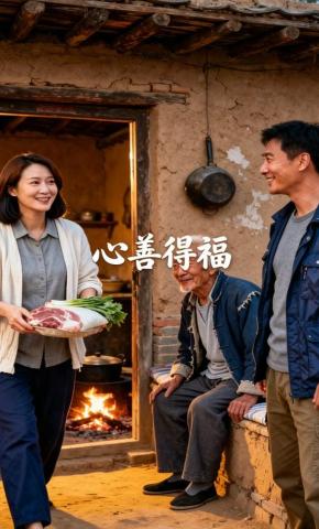 短剧《心善得福》海报