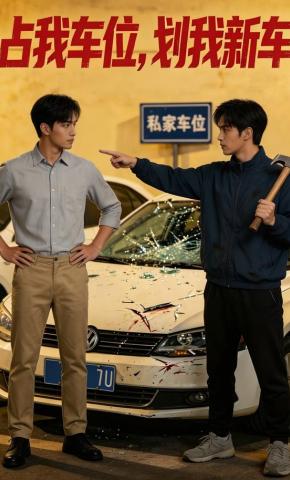 短剧《占我车位，划我新车》海报