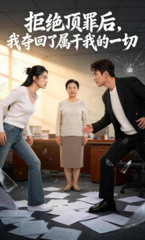 短剧《拒绝顶罪后，我夺回了属于我的一切》海报