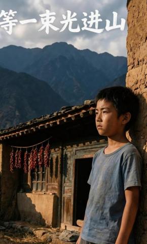 短剧《等一束光进山》海报
