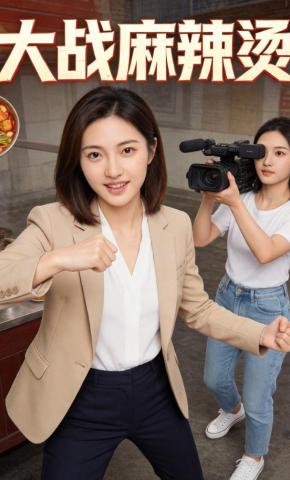 短剧《大战麻辣烫》海报