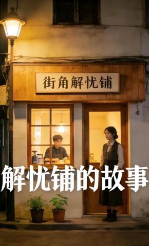 短剧《解忧铺的故事》海报