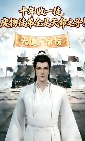 短剧《十年收一徒，废物徒弟全是天命之子！》海报