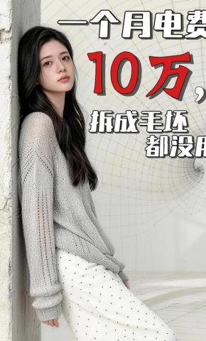 短剧《一个月电费10万，拆成毛坯都没用》海报