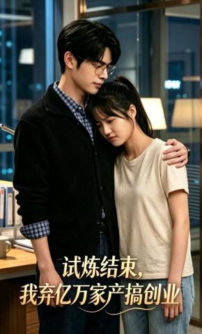 短剧《试炼结束，我弃亿万家产搞创业》海报