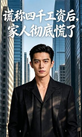 短剧《谎称四千工资后，家人彻底慌了》海报