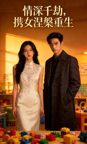 短剧《情深千劫，携女涅槃重生》海报