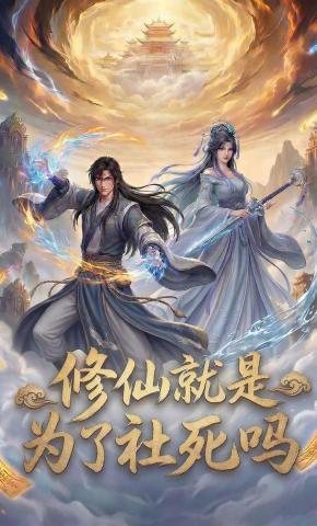 短剧《修仙就是为了社死吗》海报