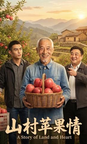 短剧《山村苹果情》海报