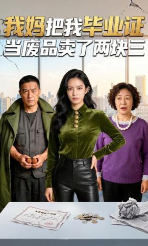 短剧《我妈把我毕业证当废品卖了两块三》海报