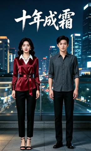 短剧《十年成霜》海报