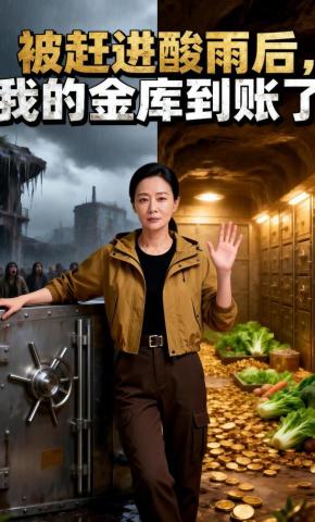 短剧《被赶进酸雨后，我的金库到账了》海报