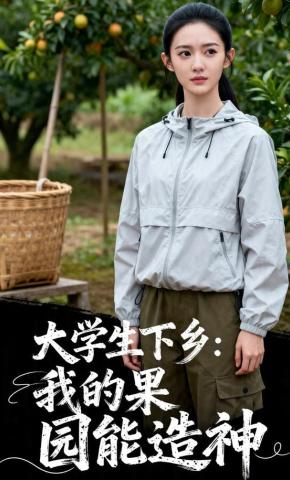 短剧《大学生下乡：我的果园能造神》海报