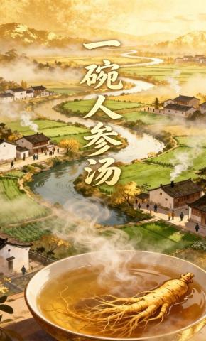 短剧《一碗人参汤》海报