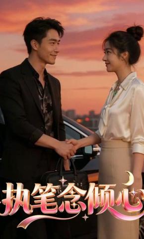 短剧《执笔念倾心》海报